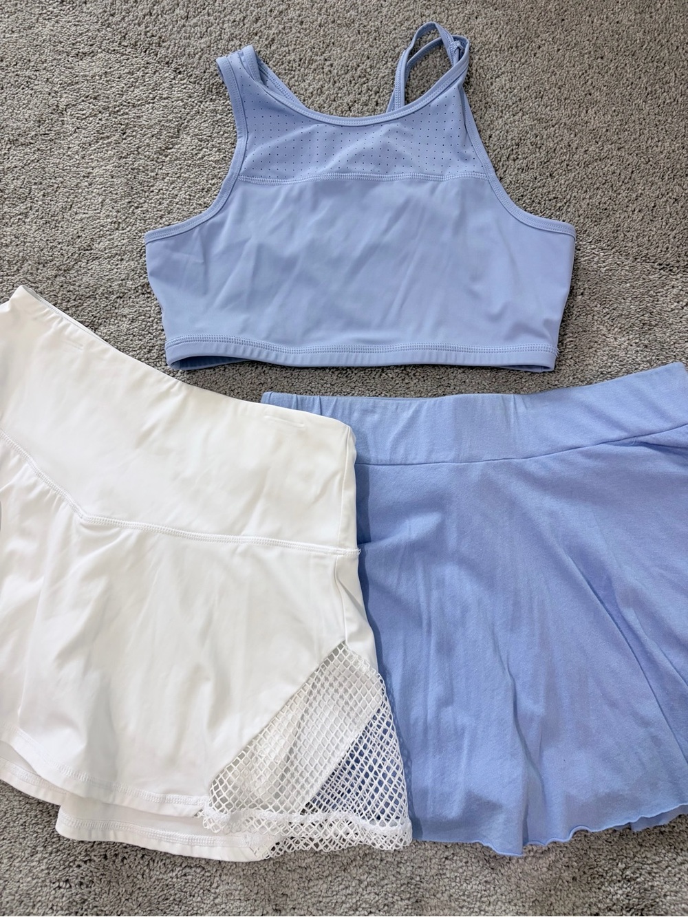 Forever 21 3-piece bra/skort set-Medium